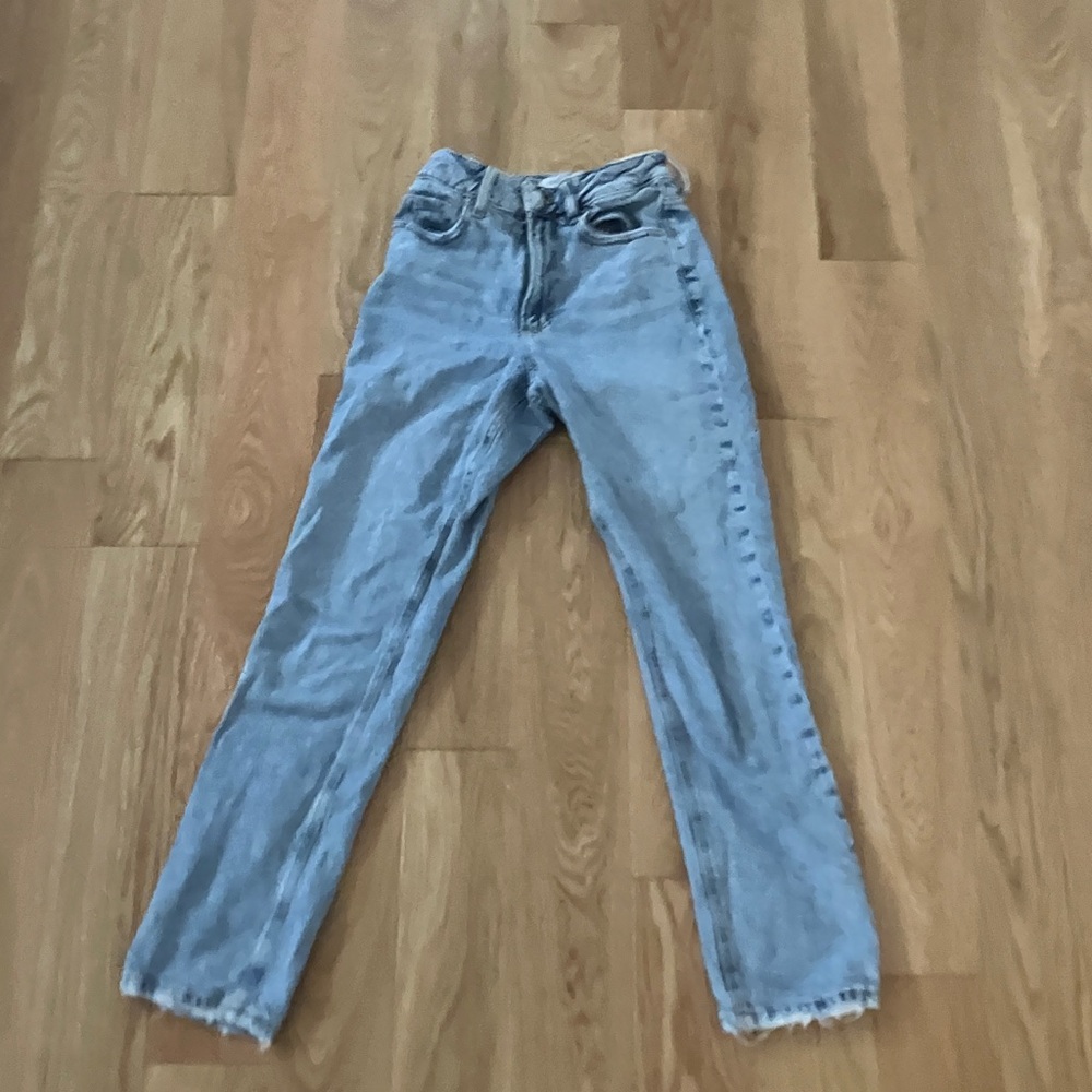 Dynamite Light Blue Straight Leg Jeans